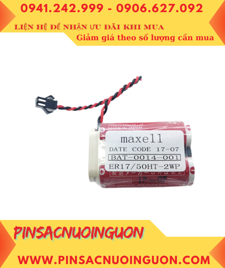 Pin BAT-0014-001, Pin nuôi nguồn PLC BAT-0014-001 lithium 3.6V 5500mAh _Xuất xứ Nhật