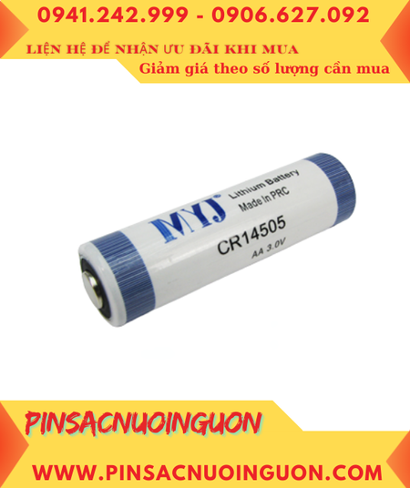 MYJ CR14505, Pin dự phòng PLC MYJ CR14505 lithium 3V 1500mAh chính hãng