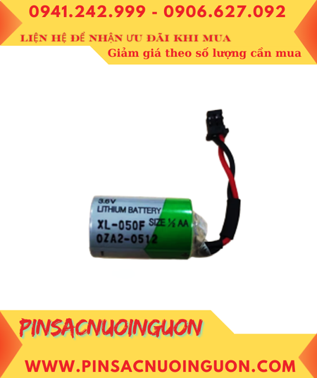 XENO XL-050F; Pin nuôi nguồn XENO XL-050F (ZẮC CẮM) 3.6v 1/2AA 1200mAh _Xuất xứ Hàn Quốc