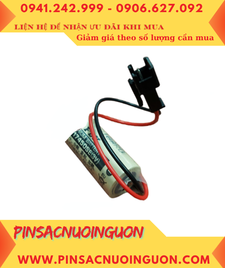 FDK CR17450SE (Zắc đen); Pin nuôi nguồn FDK CR17450SE lithium 3v 4/5A 2500mAh, Xuất xứ NHẬT