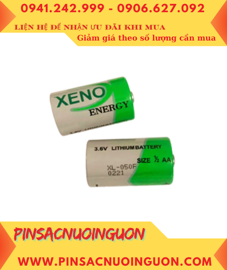 XENO XL-050F; Pin nuôi nguồn XENO XL-050F lithium 3.6v 1/2AA 1200mAh _Xuất xứ Hàn Quốc