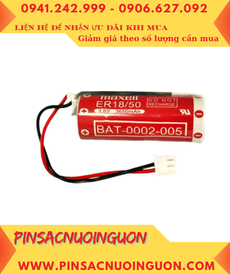 Pin BAT-0002-0005, Pin nuôi nguồn PLC BAT-0002-0005 lithium 3.6v 3650mAh _Xuất xứ NHẬT