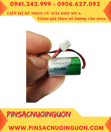 XENO XLP-050F; Pin nuôi nguồn XENO XLP-050F lithium 3.6v 1/2AA 1200mAh _Xuất xứ Hàn Quốc