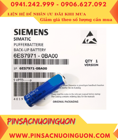 Siemens 6ES7971-0BA00; Pin PLC Siemens 6ES7971-0BA00 lithium 3.6v AA 2300mAh _Xuất xứ Đức