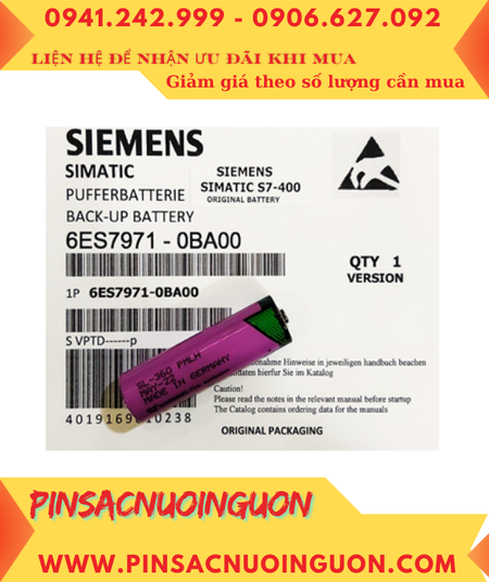 Siemens S7-400; Pin nuôi nguồn Siemens S7-400 lithium 3.6v AA 2300mAh chính hãng _Xuất xứ ISRAEL