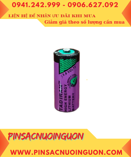 Tadiran TL-4955; Pin nuôi nguồn PLC Tadiran TL-4955 lithium 3.6v 2/3AA 1450mAh _Xuất xứ Israel