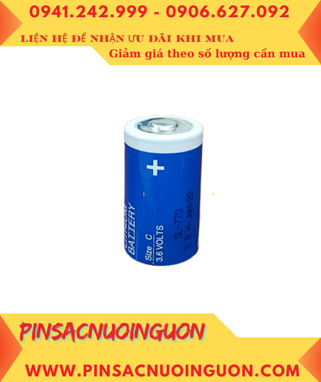 Pin SL-770; Pin Sonnecell SL-770; Pin nuôi nguồn PLC Sonnecell SL-770 lithium 3.6v C 7200mAh _Xuất xứ Đức