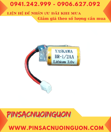 Yaskawa BR-1/2AA, Pin nuôi nguồn PLC Yaskawa BR-1/2AA lithium 3V chính hãng /Xuất xứ NHẬT