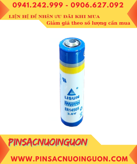 Lisun ER14505; Pin nuôi nguồn Lisun ER14505 lithium 3.6v AA 2600mAh chính hãng