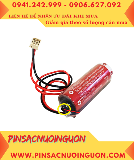 Maxell ER18/50 (Zắc Epson); Pin nuôi nguồn PLC Maxell ER18/50 3.6v 3650mAh Lithium Thionyl Chloride