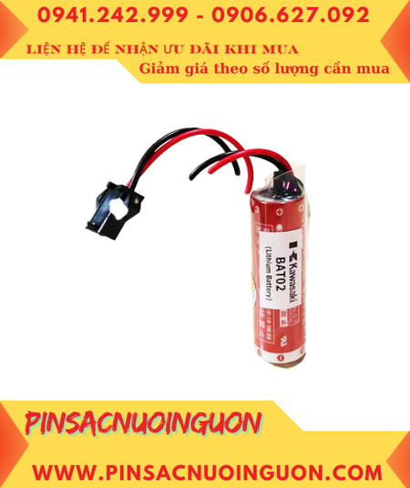 KAWASAKI BAT02 Pin nuôi nguồn KAWASAKI BAT02 Nachi Lithium 3.6V chính hãng (Xuất xứ NHẬT)