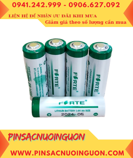 FORTE ER14505, Pin nuôi nguồn PLC FORTE ER14505 lithium Li-SOCl2 3.6v 2400mAh chính hãng