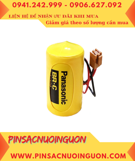 FANUC BR-CCF1TH; Pin nuôi nguồn FANUC BR-CCF1TH lithium 3V C 5000mAh, Xuất xứ NHẬT