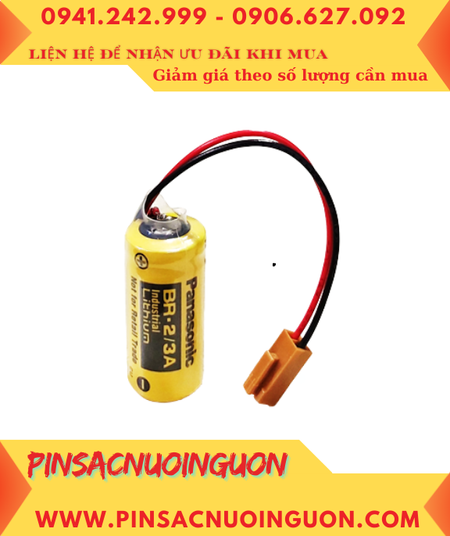 Fanuc BR-2/3AC2P, Pin nuôi nguồn Fanuc BR-2/3AC2P lithium 3v 1200mAh chính hãng, X.xứ Nhật