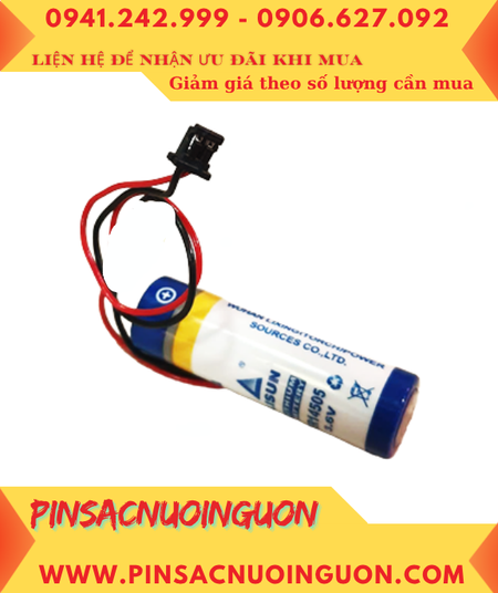 Lisun ER14505 (Zắc DF1.35-2P); Pin nuôi nguồn Lisun ER14505 lithium 3.6v AA 2600mAh chính hãng