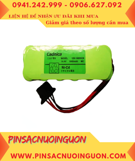 Sanyo Cadnica 12N-1700SCK, Pin nuôi nguồn Yamaha 12N-1700SCR (14.4v 1700mAh) /Xuất xứ NHẬT