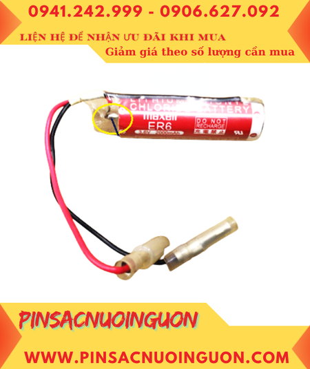 Maxell ER6, Pin nuôi nguồn PLC Maxell ER6C AA2000mAh 3.6v Lithium Thionyl Chloride chính hãng
