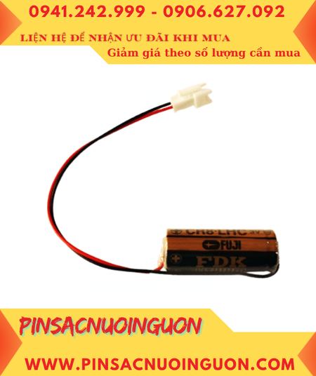 Pin CR8.LHC _Pin FUJI CR8.LHC; Pin nuôi nguồn FUJI CR8.LHC lithium 3v 3000mAh, Xuất xứ Nhật