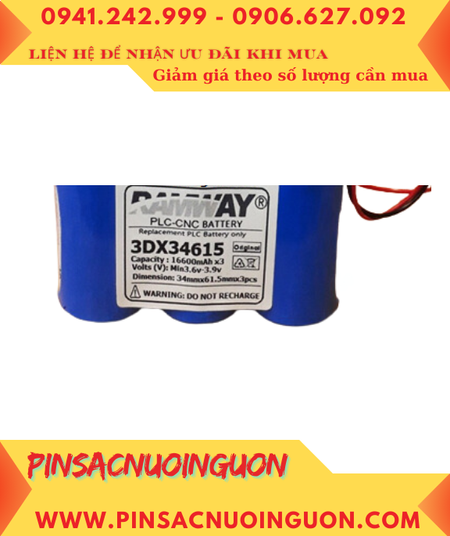 Ramway DX34615 (3 viên ghép với nhau), Pin nuôi nguồn Ramway 3DX34615 chính hãng