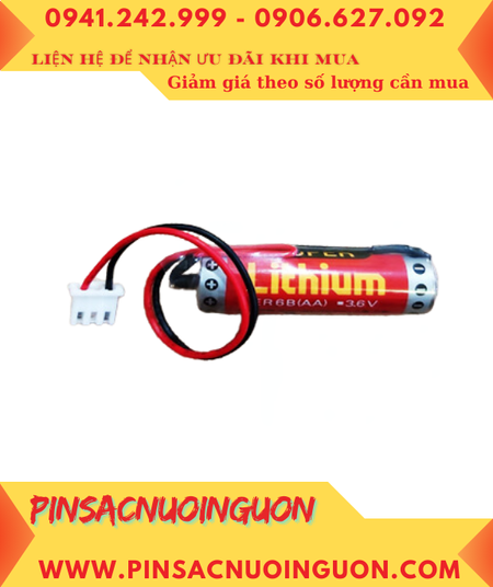Maxell ER6B (Zắc trắng PLC); Pin nuôi nguồn Maxell ER6B SUPER Lithium 3.6v AA1800mAh chính hãng