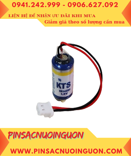 Pin KTS ER14250, Pin nuôi nguồn KTS ER14250 lithium 3.6V 1/2AA 1200mAh chính hãng