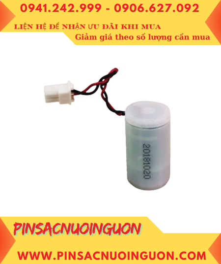 Pin ER14250, Pin nuôi nguồn PLC DELTA ER14250 lithium 3.6v 1/2AA 1200mAh (đóng thộp như hình)