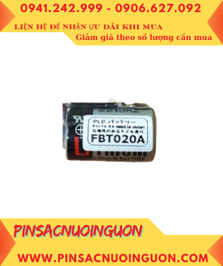 FUJI FBT020A; Pin nuôi nguồn FUJI FBT020A lithium 3.6v 1/2AA 1000mAh chính hãng _Xuất xứ Nhật