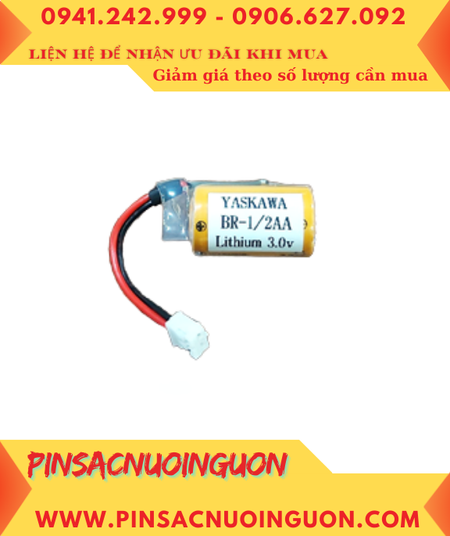 Yaskawa BR-1/2AA, Pin nuôi nguồn PLC Yaskawa BR-1/2AA lithium 3V chính hãng /Xuất xứ NHẬT