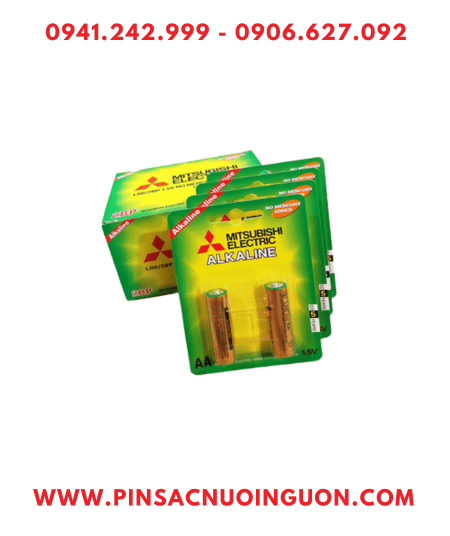 COMBO MUA 1 hộp 12vỉ (24viên) Pin AA 1.5v Alkaline Mitsubishi LR6 _Giá chỉ 239.000đ/Hộp 12vỉ