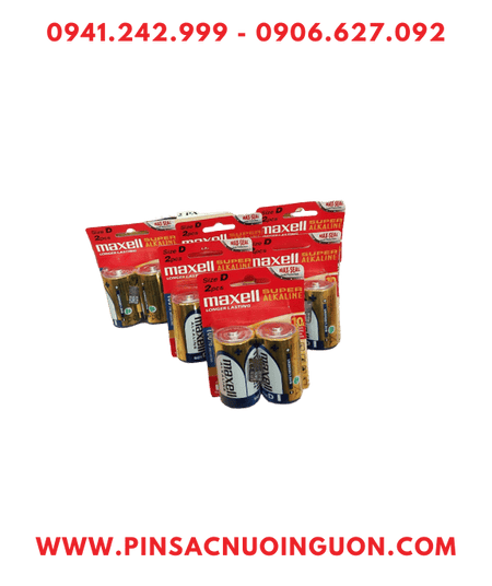 COMBO hộp 6vỉ =12viên Pin đại D 1.5v Alkaline Maxell LR20(GD)2B chính hãng _Giá chỉ 462.000/hộp 12viên