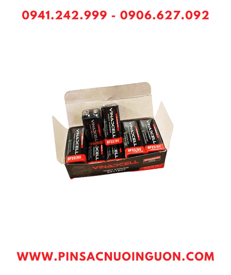 COMBO MUA 01hộp=10viên Pin vuông 9v Vinaxell 6F22(GB)/9V High Power _Giá chỉ 95.000đ/Hộp 10viên