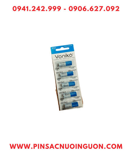 COMBO MUA 1vỉ 5viên Pin 12v Remote Voniko A23 23AE Alkaline chính hãng _Giá chỉ 46.000/Vỉ 5viên