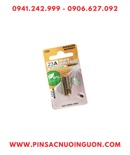 GNP-A23A Pin 12v Pin A23 A23 MN23 V23GA Pin GP High Voltage GNP-A23AF Alkaline 12v /Vỉ 1viên