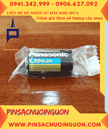 Panasonic CR123A; Pin Panasonic CR123A CR17345 Lithium 3V chính hãng _Xuất xứ Mỹ (USA)