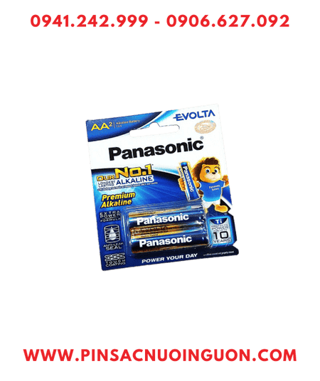Panasonic LR6EG/2B; Pin AA 1.5v Panasonic Evolta LR6EG/2B Made in ThaiLand |Vỉ 2viên