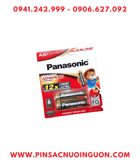Panasonic LR6T/2B; Pin AA 1.5v Alkaline Panasonic LR6T/2B Advanced Power _Made in Thailand | Vỉ 2viên