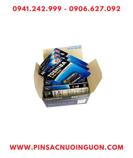 COMBO 1 HỘP 12vỉ (24viên) Pin AA 1.5v Super Alkaline Toshiba Alpha LR6GCH BP-2PV _Giá chỉ 288.000/Hộp