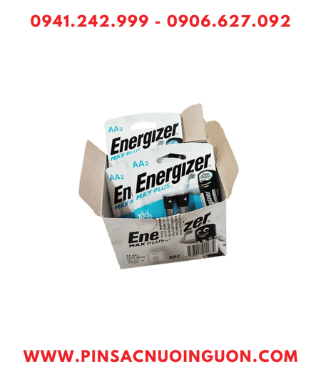 COMBO 01Hộp 12 vỉ (= 24viên) Pin AA 1.5v Alkaline Energizer Max Plus EP91-BP2 _Giá chỉ 504.000/Hộp