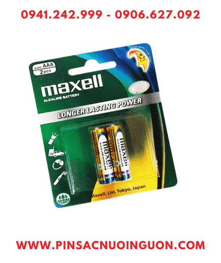 COMBO 01 HỘP PIN 10vỉ Pin AAA 1.5v Alkaline Maxell LR03(GD)2B _Giá chỉ 149.000/ Hộp 10vỉ (MẪU MỚI)