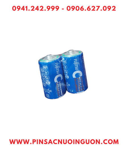 Fujitsu R14(2S) F-GP; Pin trung C 1.5v Fujitsu R14(2S) F-GP General Purpose (Vỏ Xanh) /Gói 2viên