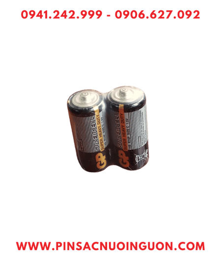 GP Supercell 13S R20P Pin đại D 1.5v GP Supercell 13S R20P Super Heavy Duty chính hãng (Gói 2viên)