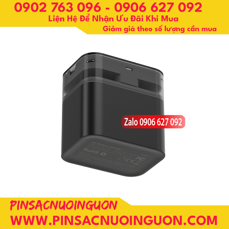 Hộp sạc pin Beston M7038 dành cho pin AA Lithium 1.5V và Ni-MH 1.2V