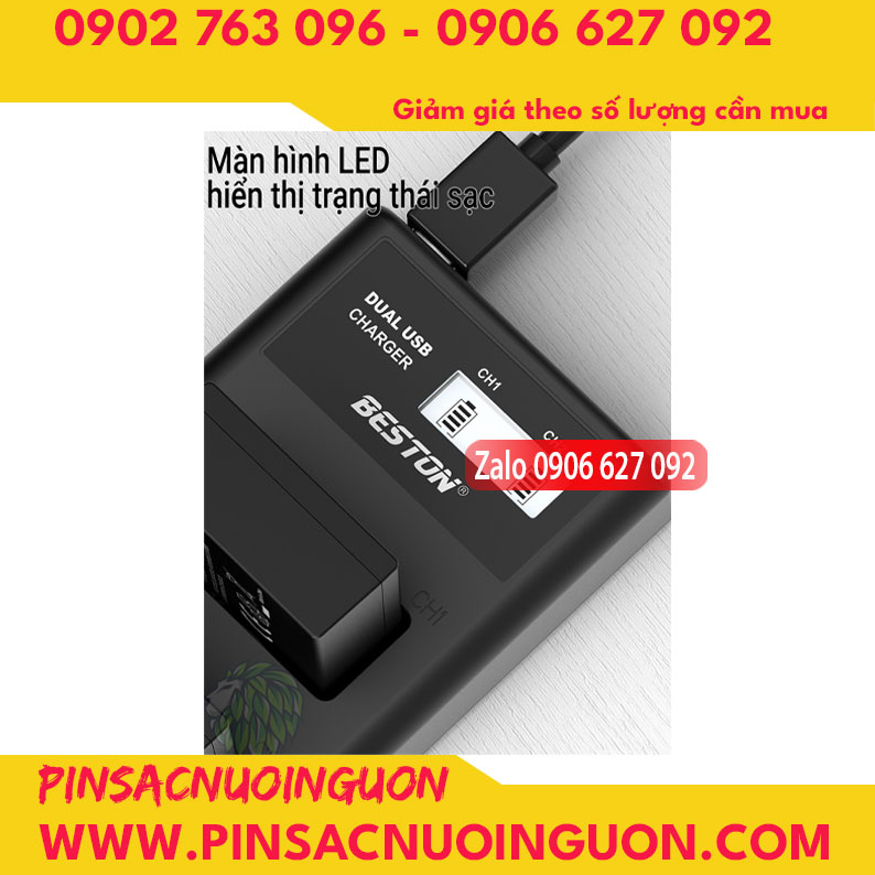 Bộ sạc pin Beston LP-E17 dùng cho các dòng pin LP-E17 của Canon