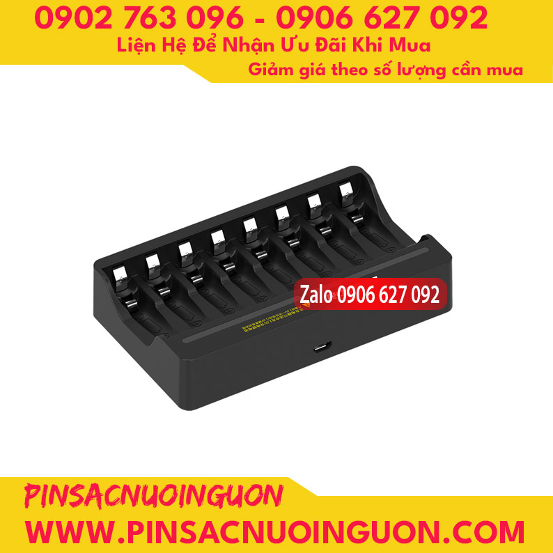Bộ sạc 8 pin Beston dành cho pin AA AAA Lithium 1.5V M7012