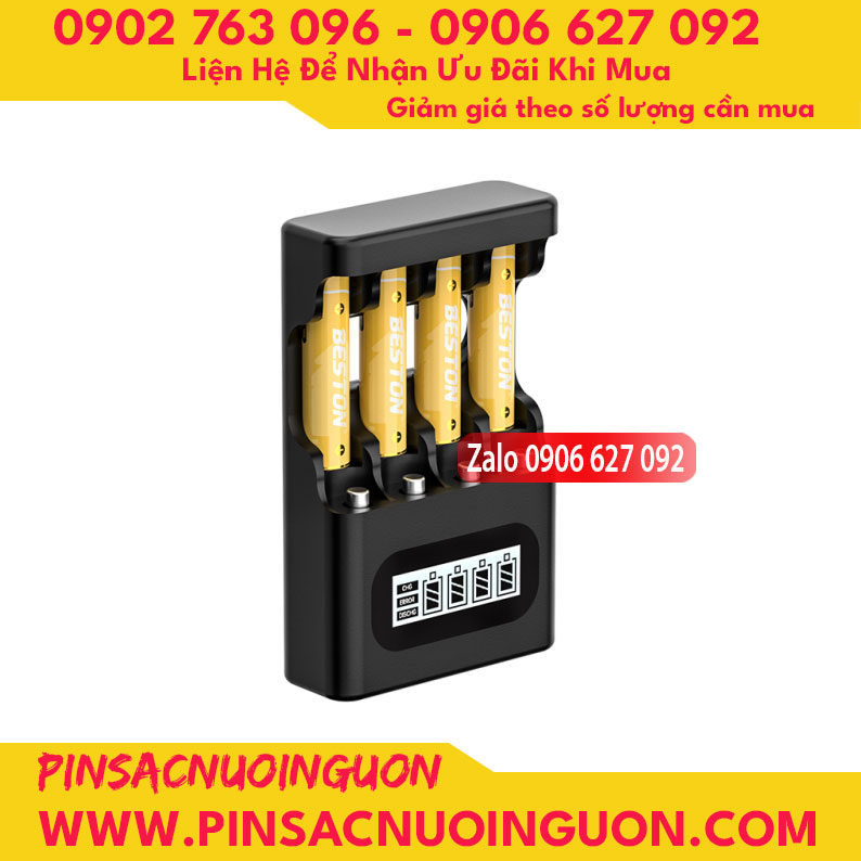 Bộ sạc Beston M9501, sạc cho pin 1.2V và 1.5V
