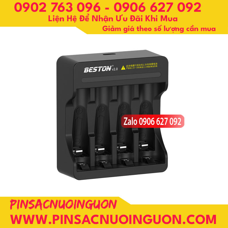 Bộ sạc pin Beston dành cho pin AA AAA Lithium 1.5V M7011