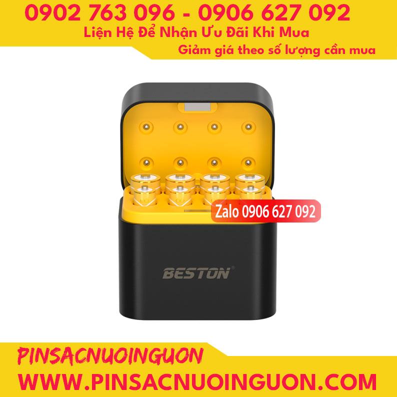 Hộp sạc pin Beston M7037 dành cho pin AA và AAA Lithium 1.5V